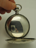 Antique Elgin Dueber Railroad Sterling Pocket Watch 1903