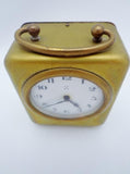 Antique Brass Miniature Clock