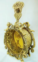 Antique Czech Gold Gilt Perfume Bottle