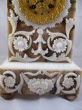French Empire Alabaster Clock 1820