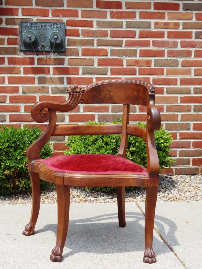 Antique Hand Carved Rosewood Corner Chair