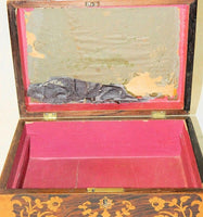 Antique English Marquetry Box