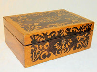 Antique English Marquetry Box