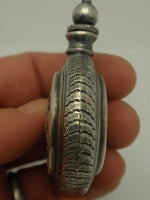 Antique Sterling Silver Perfume Snuff Flask