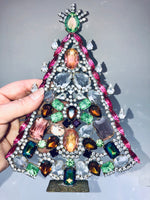 Vintage Czech Crystal Mantle Tree #199