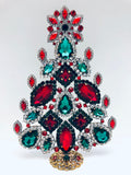 Custom Czech Crystal Rhinestone Christmas Mantle Tree # 232