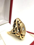 14k Art Nouveau Diamond Ring