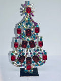 Czech Vintage Crystal Christmas Mantle Tree #181