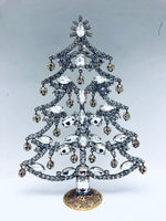 Czech Rhinestone Crystal Christmas Mantle Tree #278