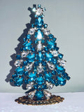 Czech Crystal Rhinestone Christmas Tree Decoration # 234