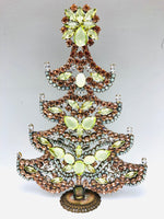 Vintage Czech Crystal Mantle Tree # 227