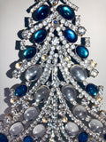 Vintage Czech Crystal Christmas Tree Decoration # 240