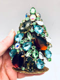 Czech Crystal Mantle Christmas Tree # 143