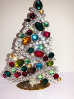 Czech Crystal Rhinestone Christmas Tree Decoration # 270