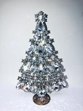 Custom Czech Crystal Rhinestone Christmas Tree Decoration # 233