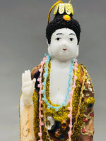 Hand Blown Glass Zen Buddha Asian Ornament
