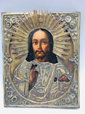 Antique Icon Christ the Pantocrator