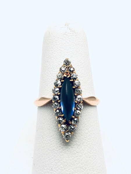 Van Cleef & Arpels Sapphire Cabochon and Diamond Floral Ring, 18k – DDeco  Jewels