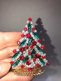 Czech Crystal Christmas Tree Decoration # 259