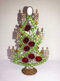 Czech Rhinestone Mid Century Christmas Tree # 269