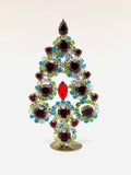 Czech Christmas Rhinestone Mantle Tree #80