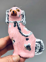 Staffordshire Prized Spaniel Ornament Assorted Colors