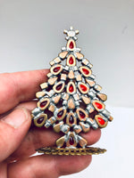 Czech Crystal Rhinestone # 284 Christmas Tree Decoration