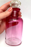 Antique Cranberry Crystal Perfume Bottle