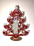 Czech Crystal Christmas Mantle Tree #174