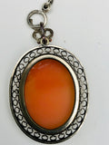 Antique Russian Shell Cameo Necklace