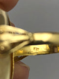 18K YG Antique Byzantine Amethyst Ring