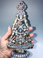 Vintage Czech Crystal Mantle Tree Jewel Base #197