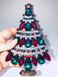 Czech Custom Crystal Rhinestone Christmas Tree Decoration #264