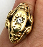 14k Art Nouveau Diamond Ring