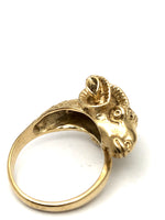 10k Vintage Rams Ring
