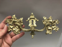 Antique Early French Ormolu Bronze Drawer Cabinet Hardware Pull Handles