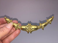 Solid Brass French Cabinet Furniture Mounts Floral Garlands