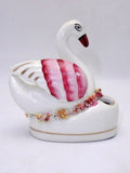 Antique Staffordshire Swan Inkwell