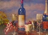 Wine Still Life Oil Painting